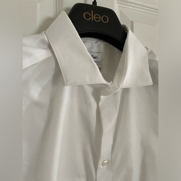 French Cuff Calvin Klein Dress Shirt - Picture 2 of 3
